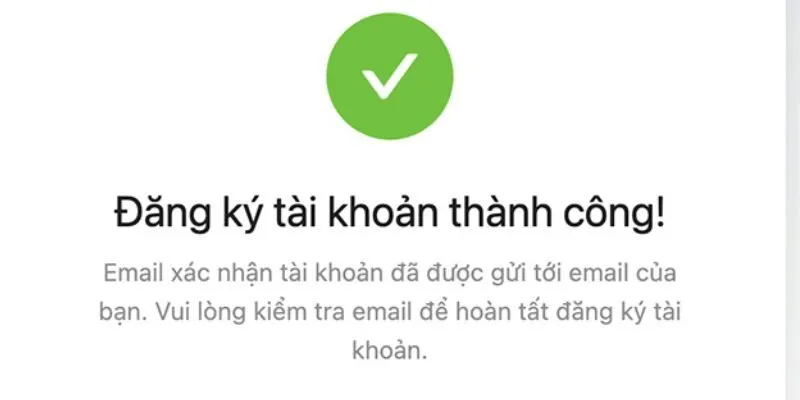 Xác nhận hoàn tất đăng ký Sonclub